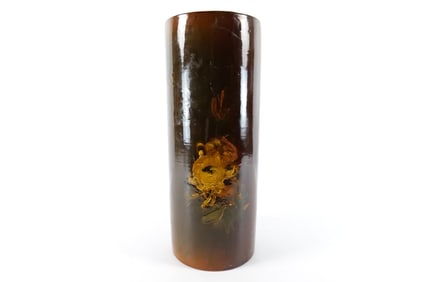 Arts and Crafts Art Pottery Umbrella Stand