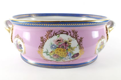 Oversized Limoges Style Center Bowl/Planter