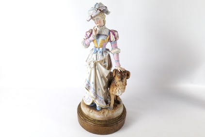 19th Century Bisque Figurine