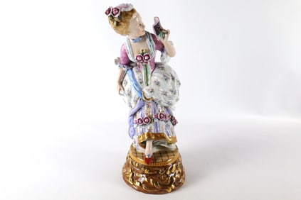 Porcelain Figurine - Woman at Masquerade