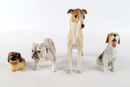 Group Lot of Royal Doulton Dog Figurines