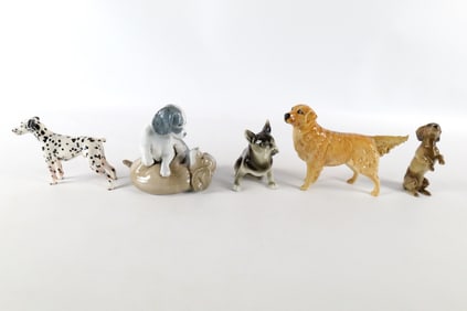 Group Lot of AS-IS Dog Figurines