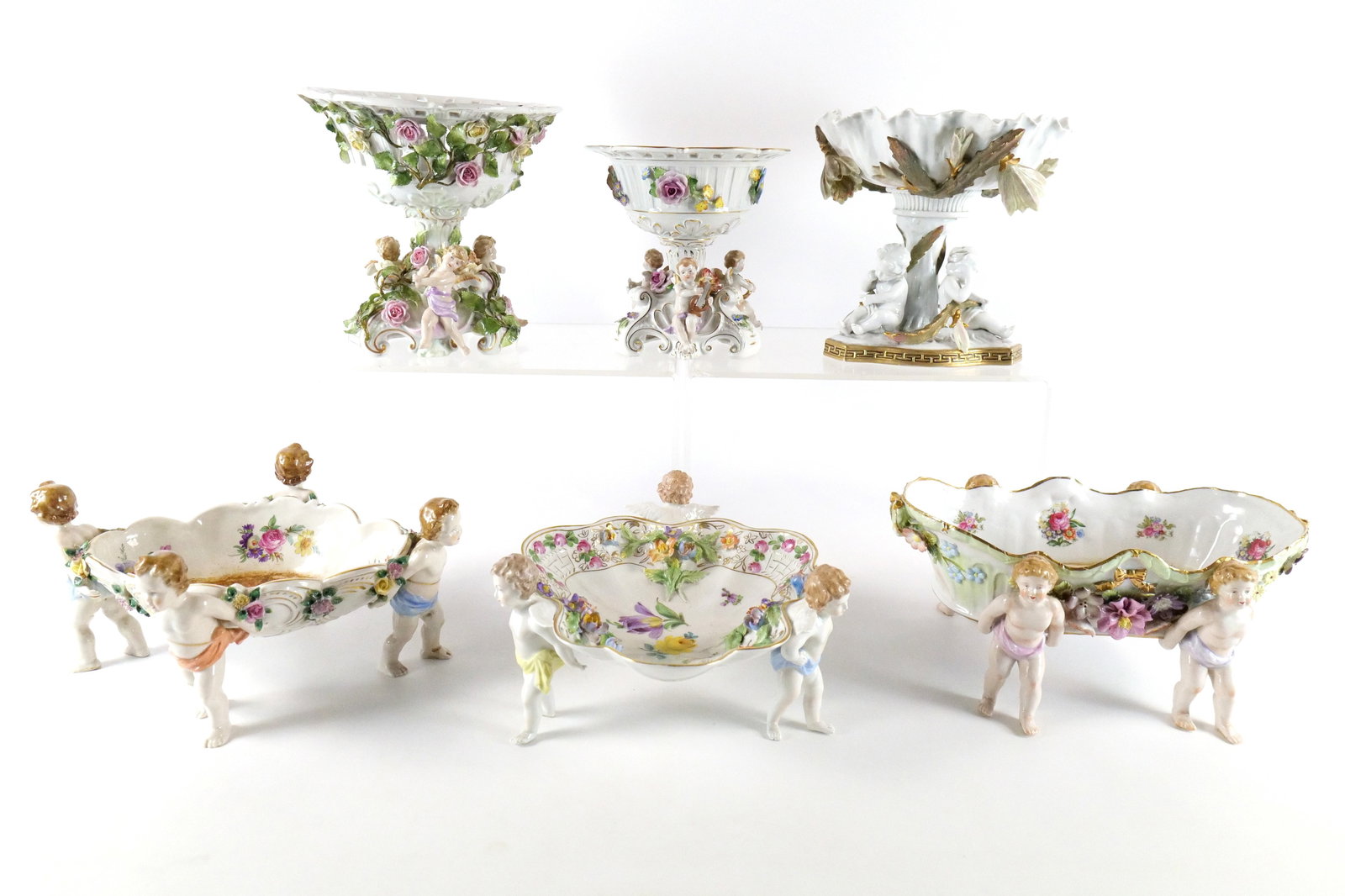 Group Lot of Porcelain Centerpieces (1 of 20)