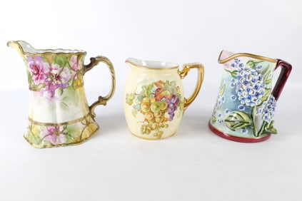 Group Lot of Decorative Pitchers