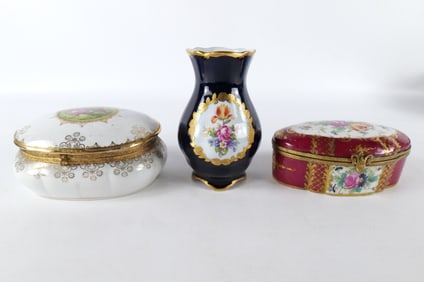 Group Lot of Hand Painted Decorative Items