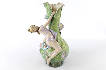 Hand Painted Cast Metal Sculpture