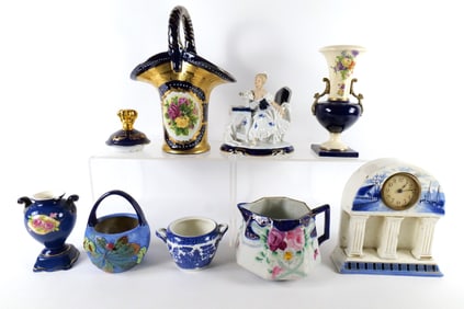 Group Lot of Porcelain and Pottery Pieces