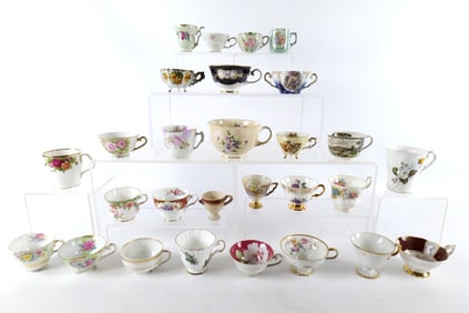 Lot of Various Teacups
