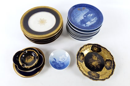 Group Lot of Various Plates and Dishes