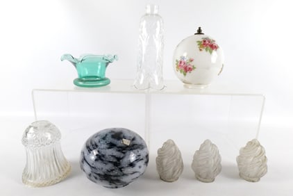 Lot of Glass Shades