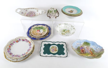Lot of Assorted Porcelain Dishes and Bowls