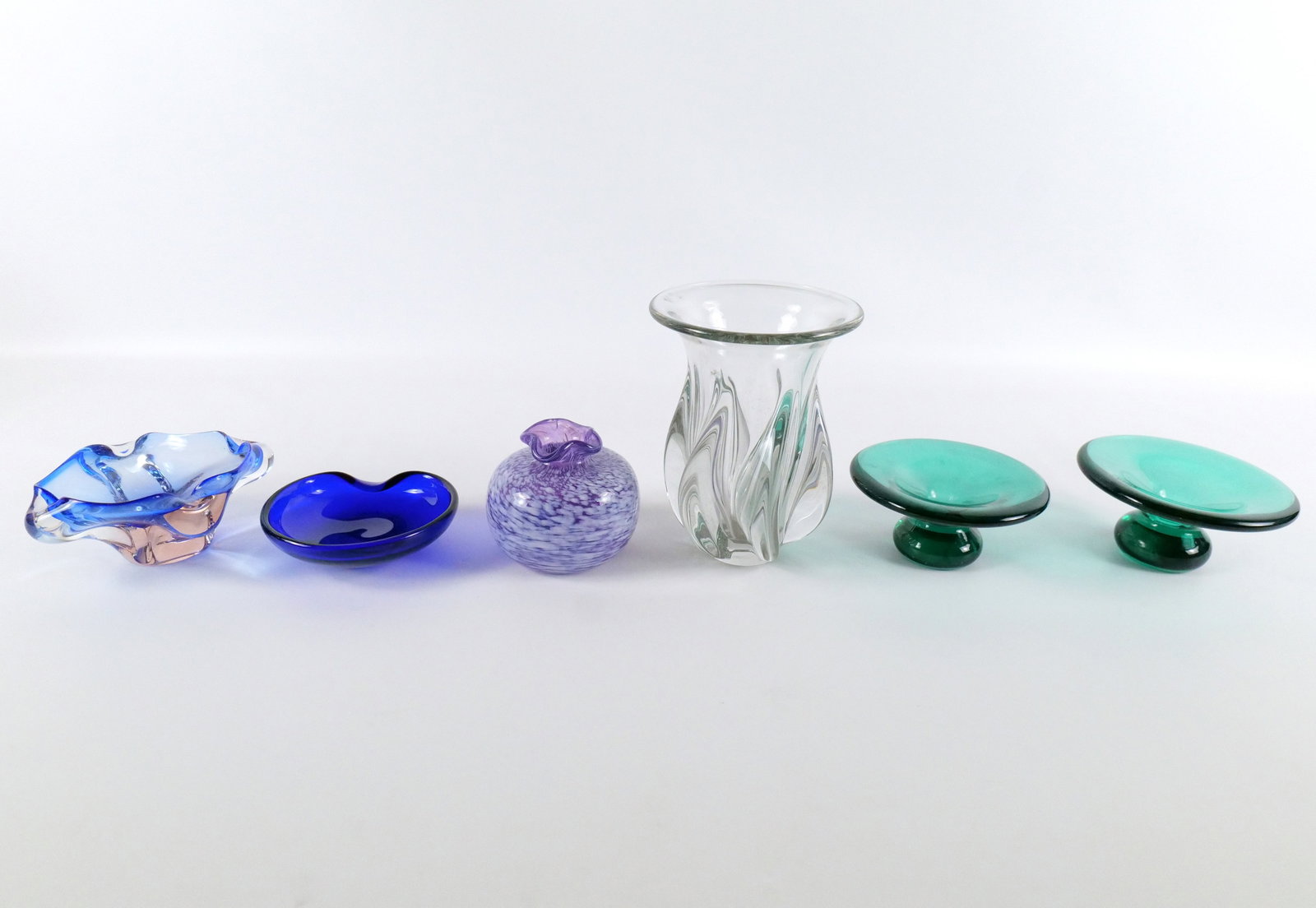 Lot of 6 Pieces of Modern Art Glass (1 of 15)