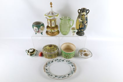 Group Lot of Decorative Porcelain and Glass