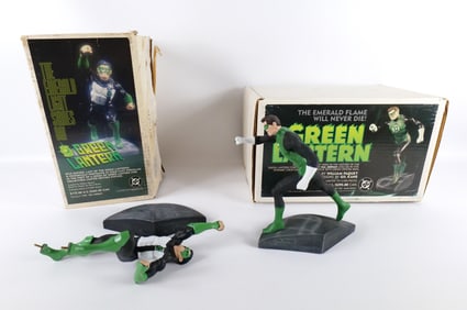 Lot of 2 DC Direct Green Lantern Statues