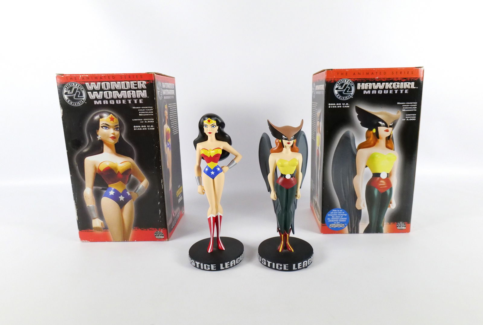 Lot of 2 DC Justice League Animated Series Maquettes (1 of 18)