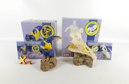 Lot of 2 Marvel Diamond Select The Silver Age: X-Men Statues