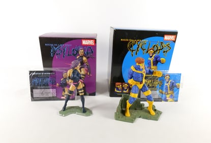 Lot of 2 Marvel Diamond Select Modern Era X-Men Statues