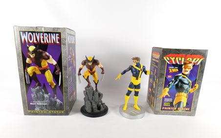 Lot of 2 Marvel Bowen Limited Edition Statues