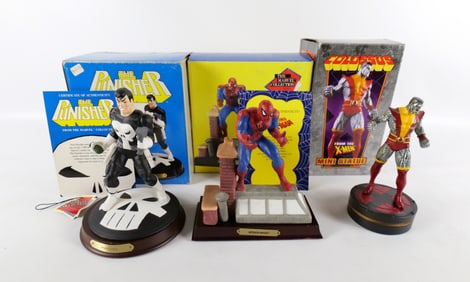 Lot of 3 Marvel Figurines/Statues