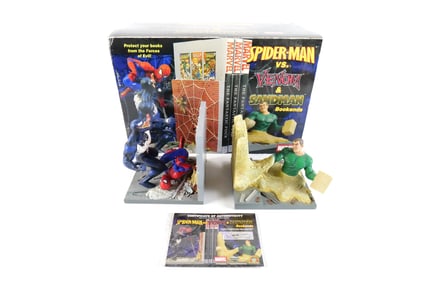Marvel Spider-Man vs. Venom & Sandman Bookends