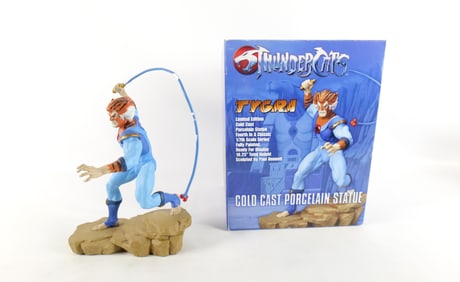 Hard Hero Thundercats Tygra Cold Cast Porcelain Statue