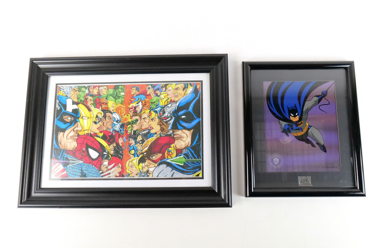Lot of 2 Superhero Pieces of Art (1 of 12)