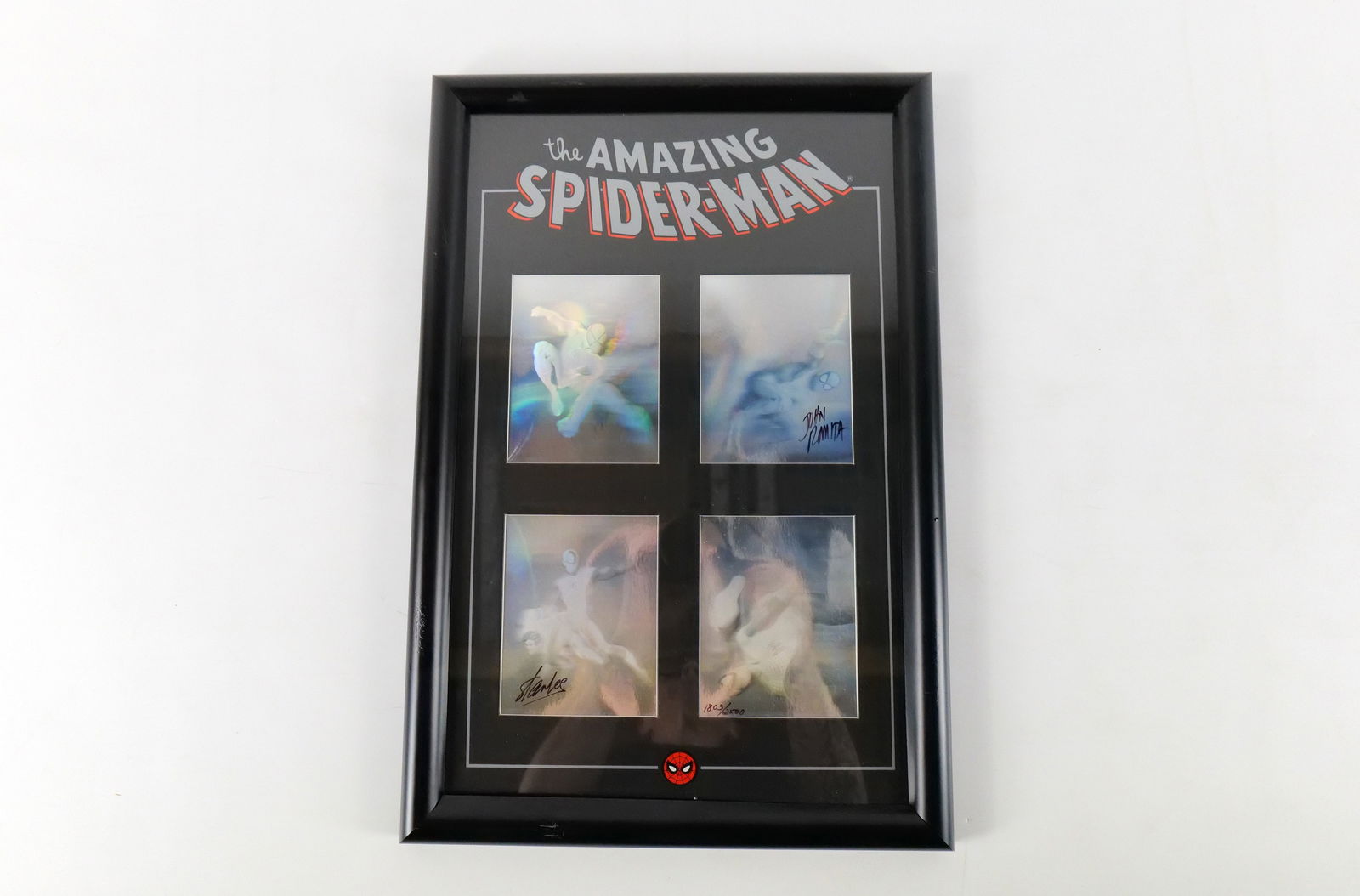 The Amazing Spider-Man Signed Framed Hologram Set (1 of 10)