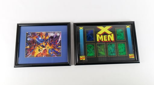 Lot of 2 Framed X-Men Items