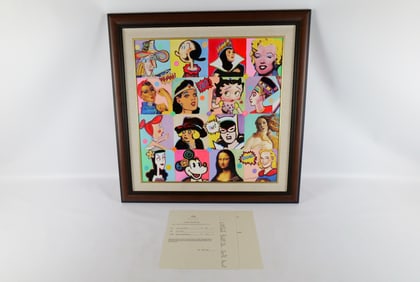 Original Mixed Media "Girl Power" De La Nuez