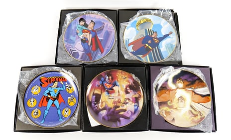 Lot of 5 DC Warner Bros. Gallery Collector's Edition Plates