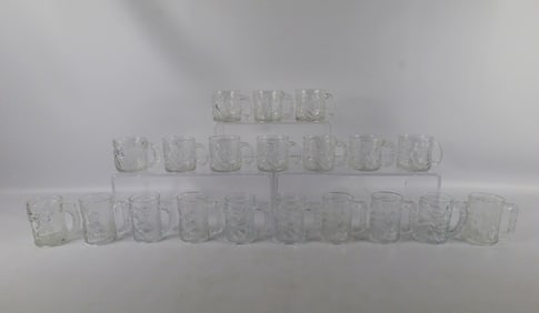 Batman Forever McDonald's Embossed Glasses