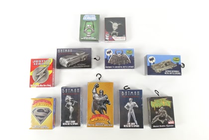 Group Lot of DC Metal Bottle Openers