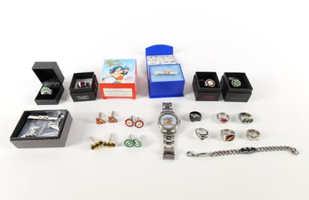 Lot of DC Comics Jewelry