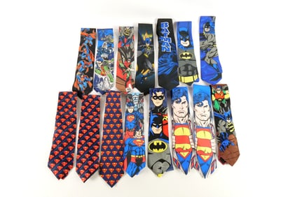 Lot of Men's DC Comics Ties