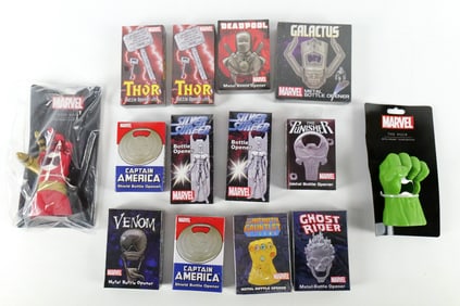 Lot of Marvel Bottle Openers
