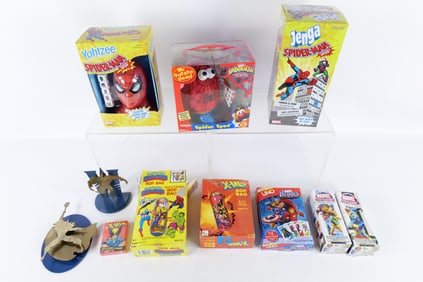 Group Lot of Marvel Toys and Figures