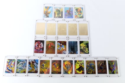 Lot of Vintage Marvel and DC Trading Cards