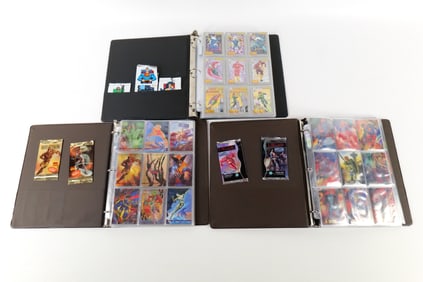 Lot of Vintage Marvel and DC Trading Cards