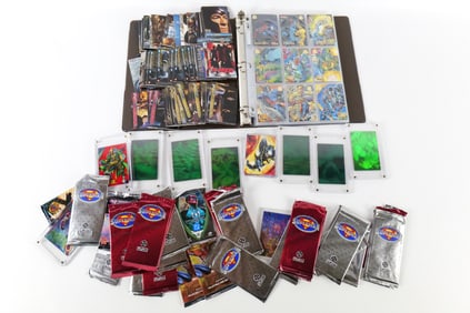 Lot of Mixed Marvel and DC Trading Cards