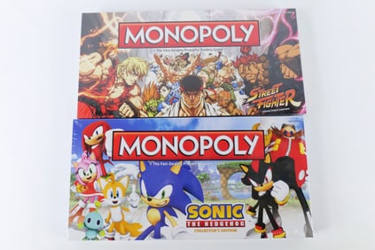Lot of 2 Sealed Collector Edition Monopoly Games