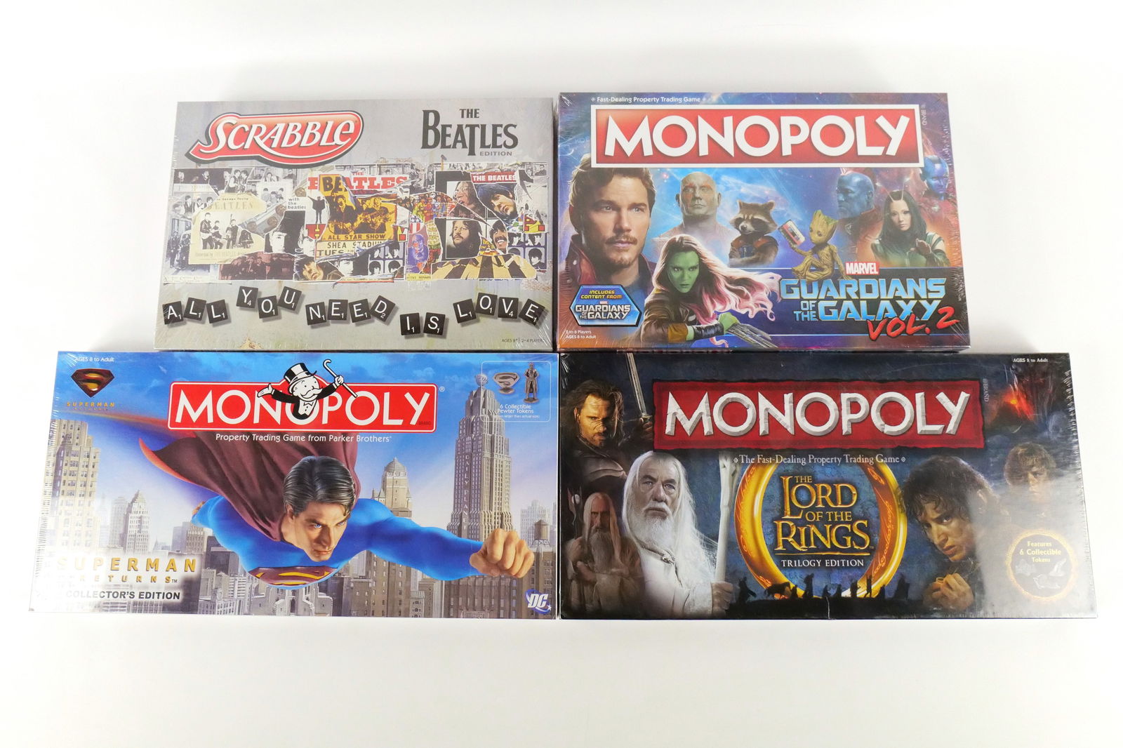 Lot of 4 Sealed Monopoly Games (1 of 10)