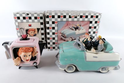 Lot of 2 I Love Lucy Vandor Collectibles
