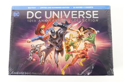 DC Universe 10th Anniversary Sealed Blu-Ray Limited Edition Box Set