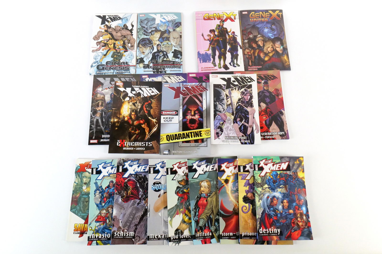 Lot of Marvel X-Men Trade Paperbacks
