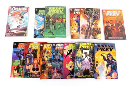 Lot of DC Birds of Prey Trade Paperbacks
