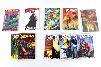 Lot of DC Robin Trade Paperback Books