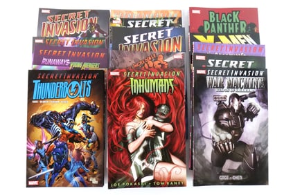 Lot of 14 Marvel Secret Invasion Trade Paperbacks
