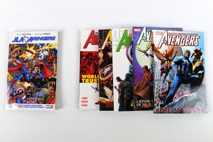 Lot of Marvel/DC Avengers Trade Paperbacks