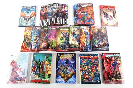 Lot of DC Justice League Hardcover Books