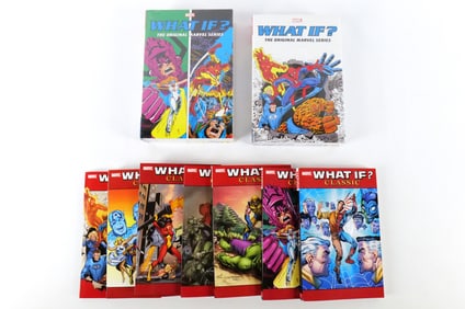 Lot of Marvel What If Classic Trade Paperbacks and Omnibus Hardcover Books